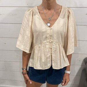 Mi Ami Flowy Pheasant Top